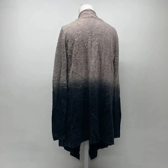 Barefoot Dreams Calypso Wrap Sweater Cardigan Knit Open Front Ombre #436 S / M - Picture 4 of 9